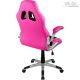 Irodai forgószék GT Series One - rózsaszín/fekete/fehér