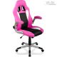 Irodai forgószék GT Series One - rózsaszín/fekete/fehér