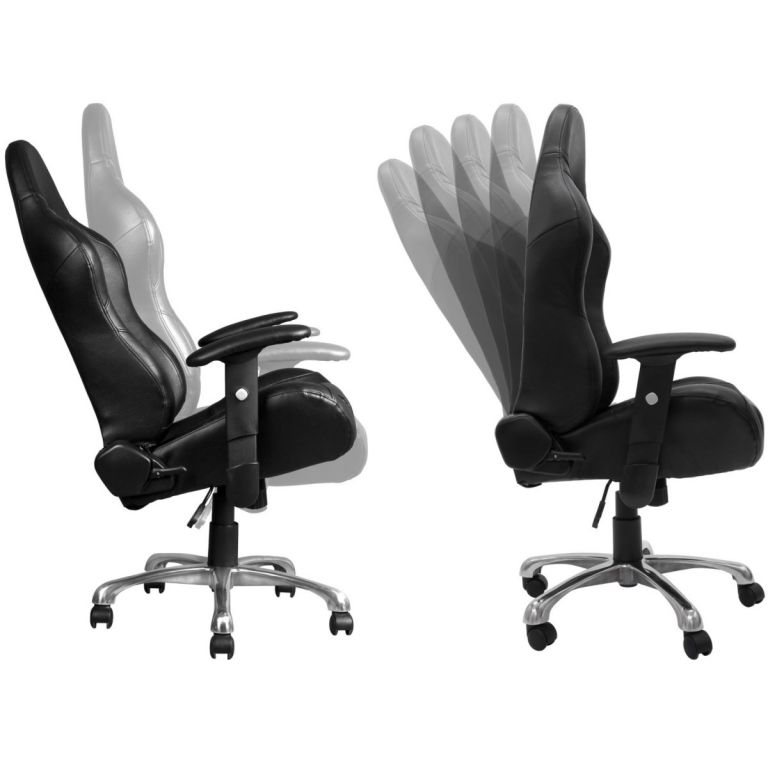 Forgószék rs series, fekete/piros