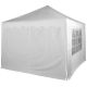 INSTENT Pavilon oldalfal ablakkal cipzár 3 x 3 m fehér