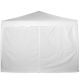 INSTENT Pavilon oldalfal ablakkal cipzár 3 x 3 m fehér