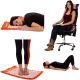 MOVIT Akupresszúrás matrac párnával 130 x 50 cm fekete