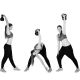 Kettlebell súlyzó MOVIT 12 kg fekete