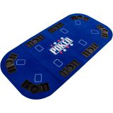 GamesPlanet® Kihajtható póker asztallap kék