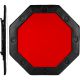 GamesPlanet® Pókerasztal 8 személyes 122 x 122 cm piros