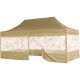 INSTENT PRO Kerti pavilon 3 x 6 m champagne + 4 oldalfal