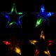 VOLTRONIC® Fényfüggöny csillag 150 LED színes