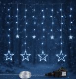 VOLTRONIC® Fényfüggöny csillag 150 LED hideg fehér