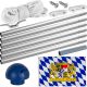 FLAGMASTER® Zászló rúddal Bajor BAY 650 cm