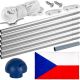 FLAGMASTER® Zászló rúddal Cseh CZE 650 cm