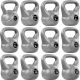 MOVIT Kettlebell 2 kg szürke/fekete