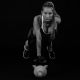 MOVIT Kettlebell súlyzó 22 kg szürke