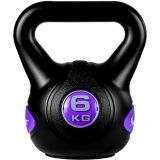 MOVIT Kettelbell súlyzó 6 kg fekete/lila