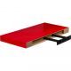 Fali polc STILISTA® Volato Piros fényes 100 cm