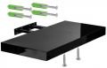 STILISTA Fali polc Volato 100 cm rusztikus fa