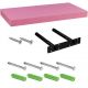 Fali polc Stilista ® Volato Rózsaszín 80 cm