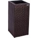 STILISTA Virágcserép állvány polyrattan 64 x 30 cm barna