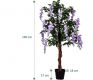 PLANTASIA Műnövény Wisteria 120 cm kék-lila