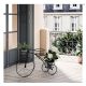 STILISTA Virágcserép állvány kerékpár 78 x 55 x 25 cm acél
