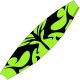 Repülő sárkány - kite 200 x 70 cm zöld