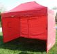 Tradgard Kerti pavilon CLASSIC 3 x 2 m piros + oldalfalak