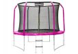 Marimex Trambulin 305 cm rózsaszín+ védőháló + lépcsőfok