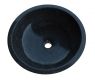 Mosdókagyló márvány GEMMA 501 Black Ø45 cm