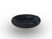 INDERA Mosdókagyló természetes kőből FEROX Black