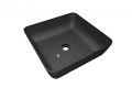 Mosdókagyló márvány TANTUM Black 40 x 40 cm