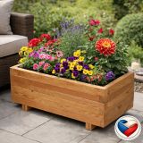 Virágcserép Flor THERMOWOOD - 70 x 37 x 31 cm