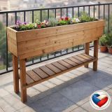 Magaságyás magas lábakon lakozott 124 x 26 x 87 cm