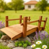 Fa kerti híd 71 cm festett cseh gyártmány