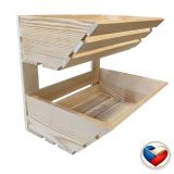 Kétszintes gyümölcsös láda 27×34×30 cm cseh gyártmány