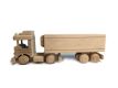 Fa teherautó utánfutóval 33 x 7 x 12 cm