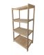 Gaboni Polcos állvány 4 polcos 133 x 80 x 43 cm