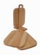 Bükkfa vágódeszka állványon 4 db 31 x 18 cm