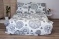 Ágyneműhuzat készlet Dita Mandala fehér - 140 x 200 cm