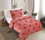 Ágyneműhuzat készlet STARS 140 x 200 cm - rózsa