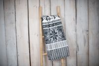 JAHU Mikroplüss takaró 150 x 200 cm szürke hópehely