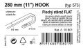 Ablaktörlő Flat bulk (hook) 11" - 280 mm