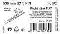 Ablaktörlő  FLAT BULK (PIN)  21"/530 mm