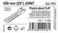 Ablaktörlő Flat bulk (joint) 22 550 mm