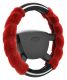 Compass Kormánykerék huzat Diamond piros