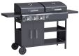 Cattara Kerti grillsütő COUPLE 2in1 159 x 102 x 49 cm