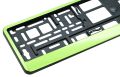 COMPASS Műanyag alátét rendszámtáblához SPZ GREEN STRIP