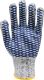 VOREL Kerti pamut rácsos kesztyű méret 9