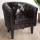 MIADOMODO Fotel készlet Chesterfield barna