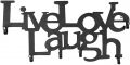 MIADOMODO Fogaspanel Live Love Laugh