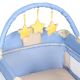 INFANTASTIC Gyerekágy hordozható KDRBT Kék világos