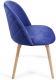 MIADOMODO  Étkezőszék garnitúra bársony királykék 2 db